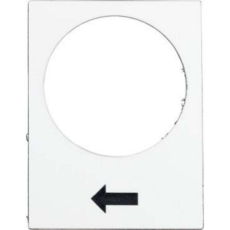 Houder 30x40mm + etiket 8x27mm Wit symbool XB4/XB5 VVE=10