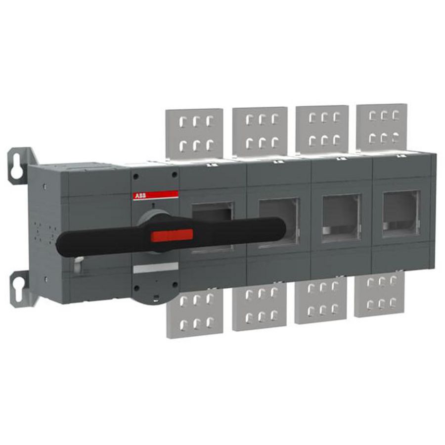 Lastscheider bodem mont 4P motor bediende 1500Vdc 2500A DC-2