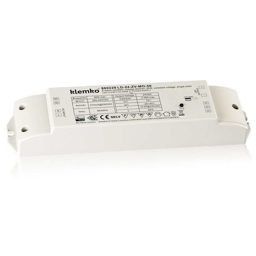 LED driver constante spanning 24V 50W Z-wave