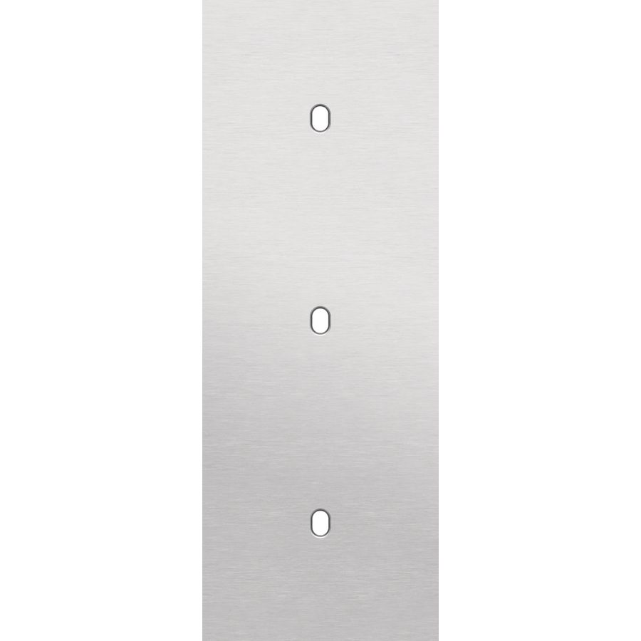 Drievoudige afdekpl. verticaal 71mm centerafstand drie enkel