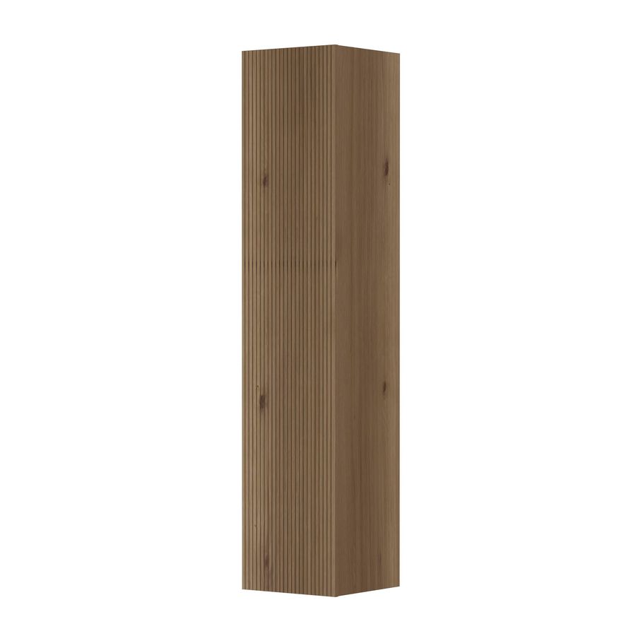 Hoge kast grls. VE gefr. fineer Ash grey 360x370x1690mm