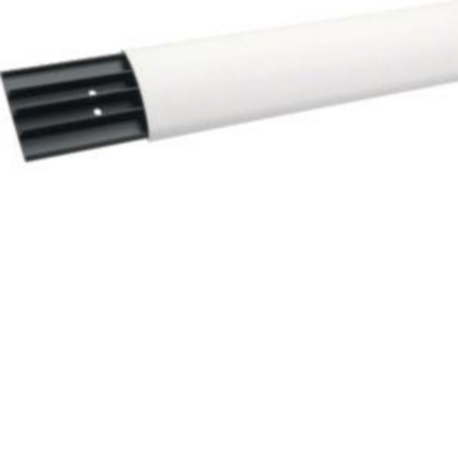 Vloerkanaal, deksel 18x75 mm, l=2 m, verkeerswit VVE=2
