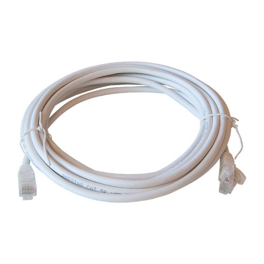 Patchkabel / netwerkkabel CAT5e UTP PVC molded wit 3.0meter