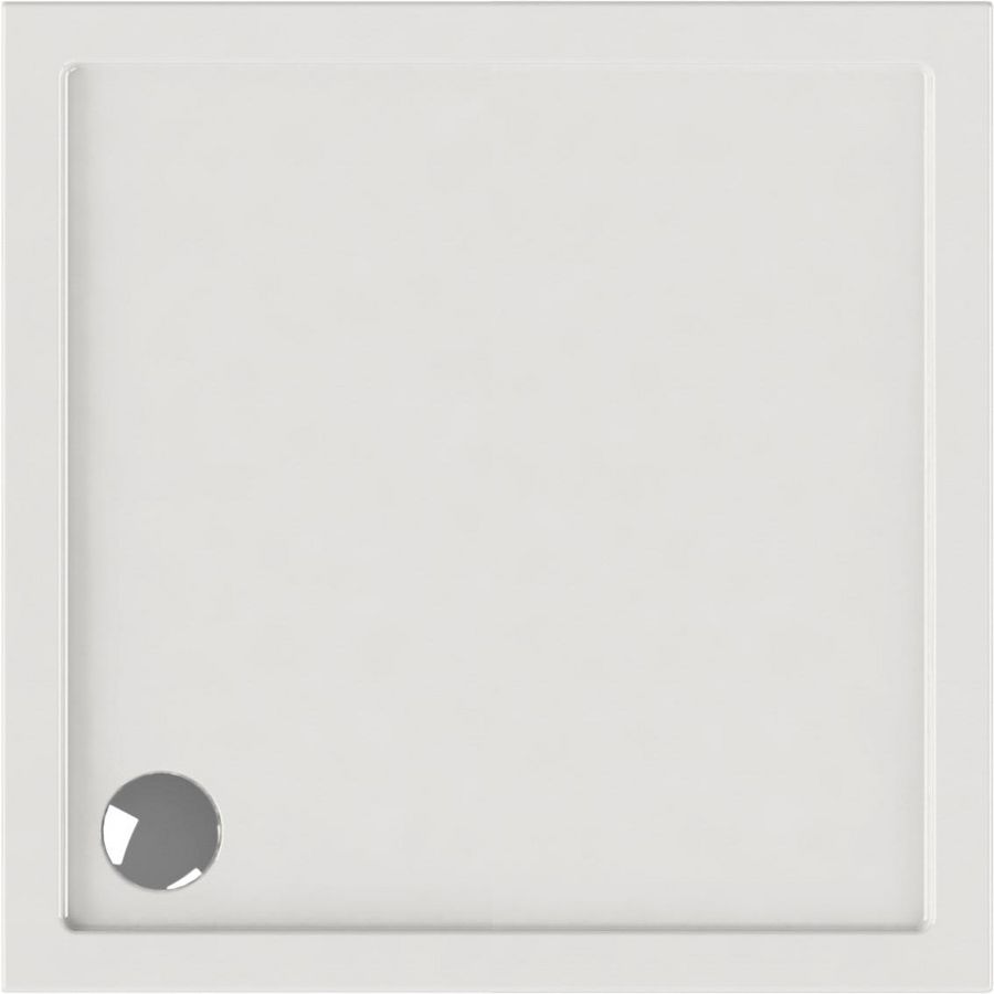 Douchebak vierkant Maia 80x80cm wit