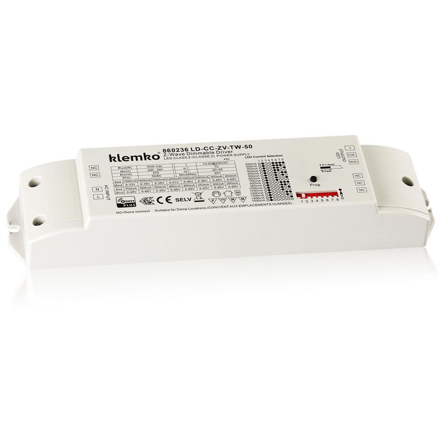 LED driver constante stroom 250-1500mA 50W Z-wave wit