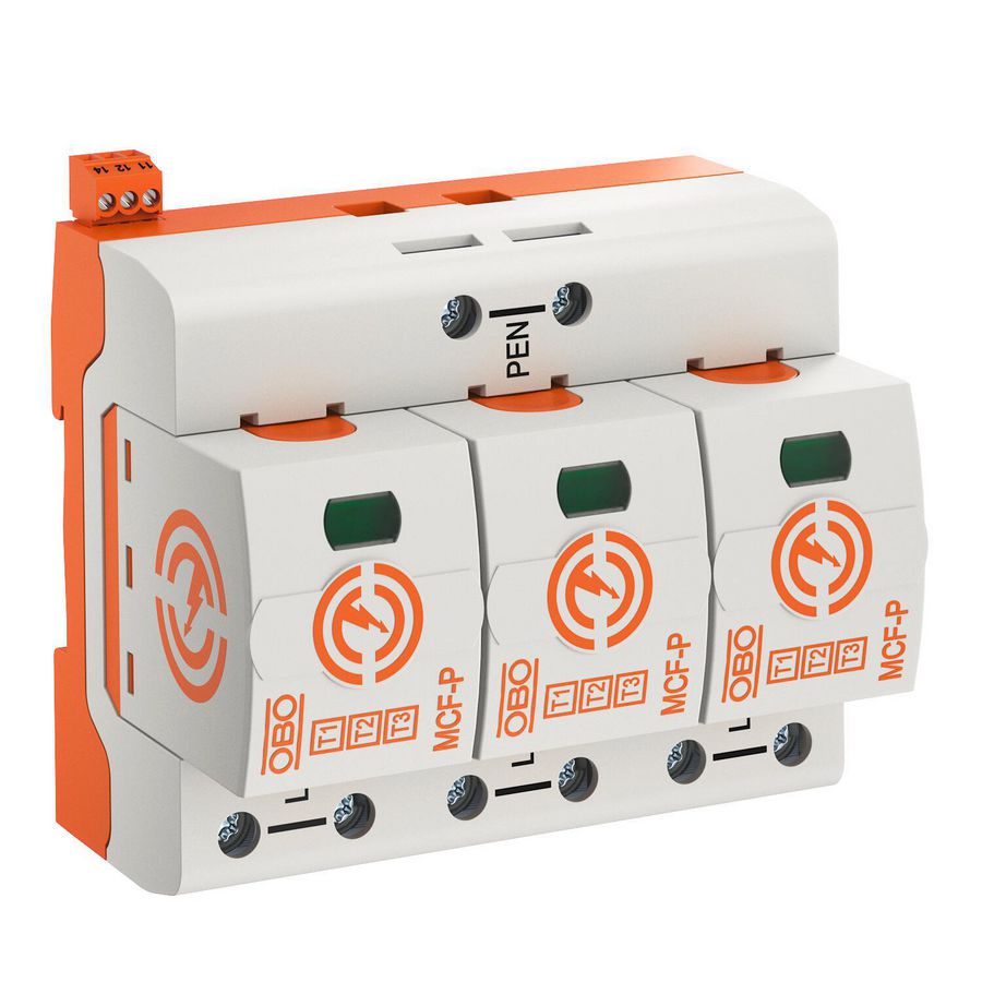 Bliksemstroomafleider 3-polig RS 255V