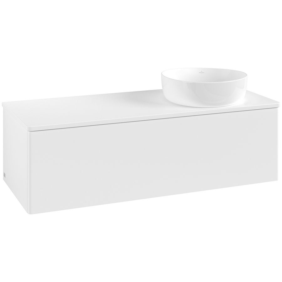 Wastafelonderkast Antao 1200x360x500mm White Matt Lacquer K34050MT