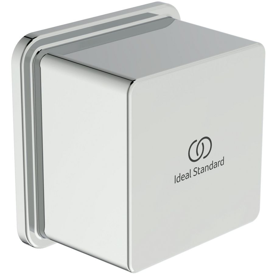 IRAIN WALL ELBOW SQR 1/2"CONN CHR chroom