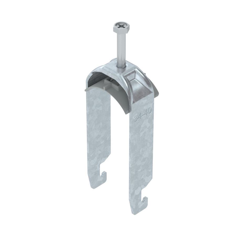 Beugelklem 2056 2-vdg 34-40mm staal verzinkt VVE=50 1186737