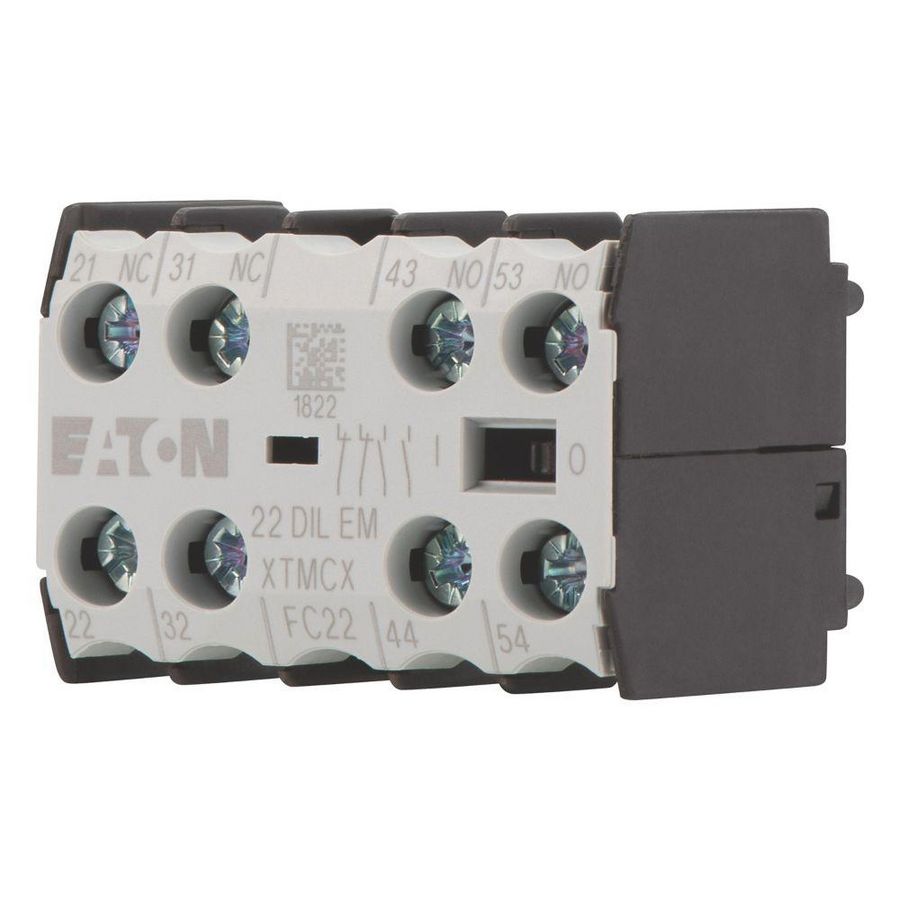 Hulpcontacten 2M+2V opbouw schroefaansluiting 22DILEM VVE=5