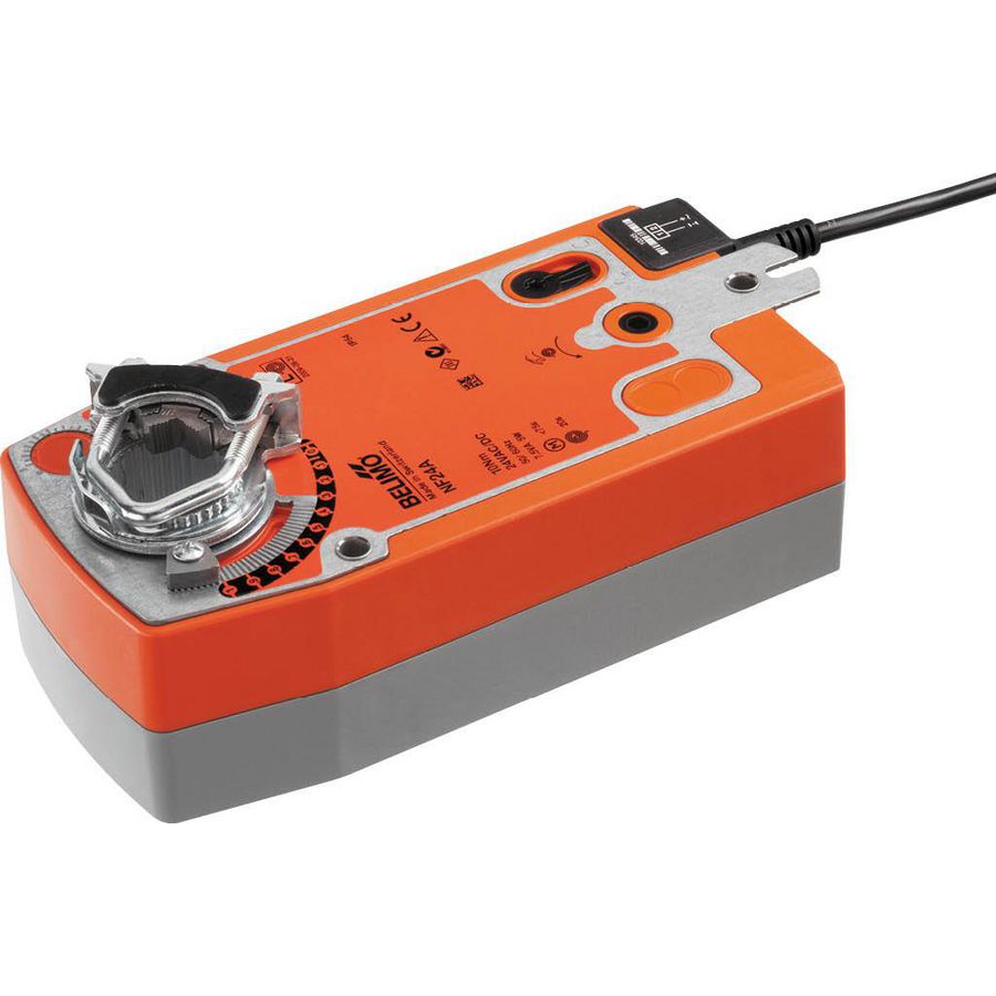 Veerteruggangmotor 24V 10Nm o/d