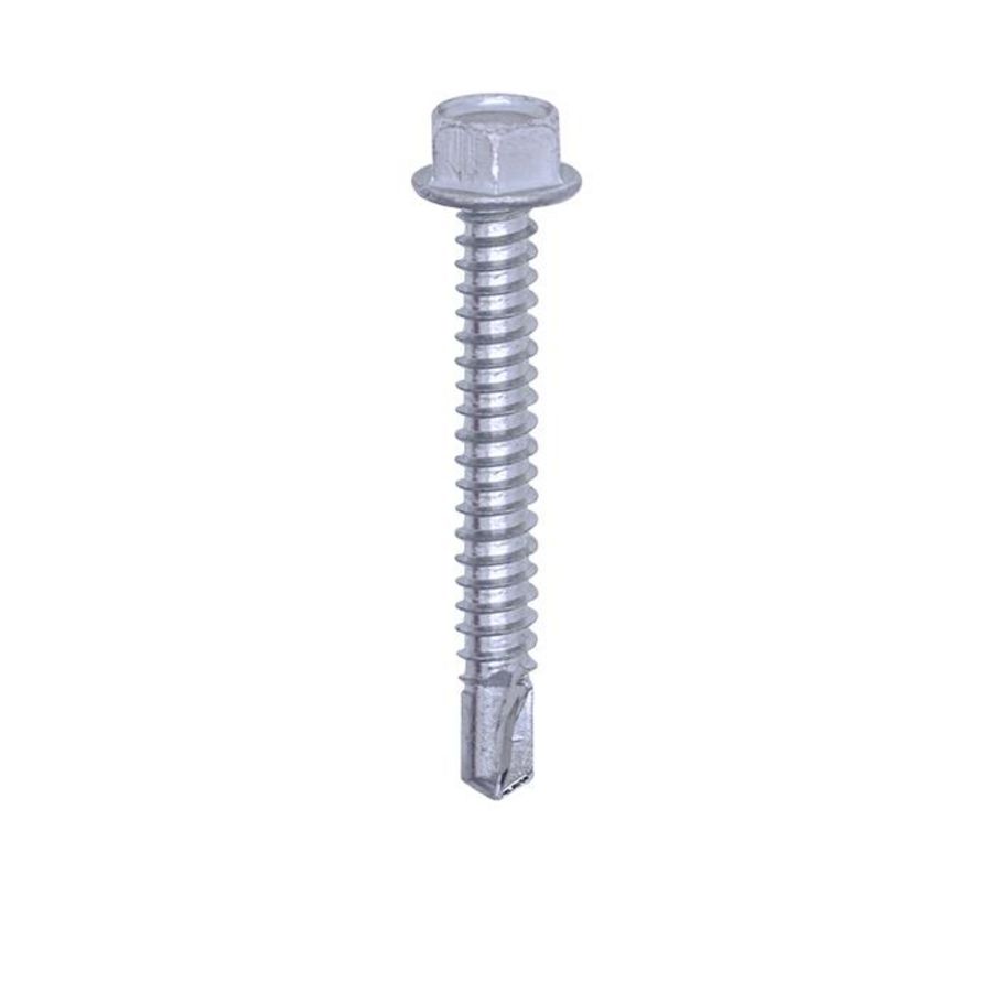 Doos a 100st. Boorschroef DIN7504K 6,3x100mm zeskant verzinkt