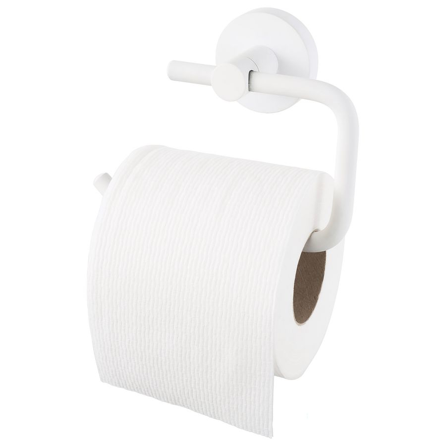 Closetrolhouder zonder klep mat wit KOSMOS