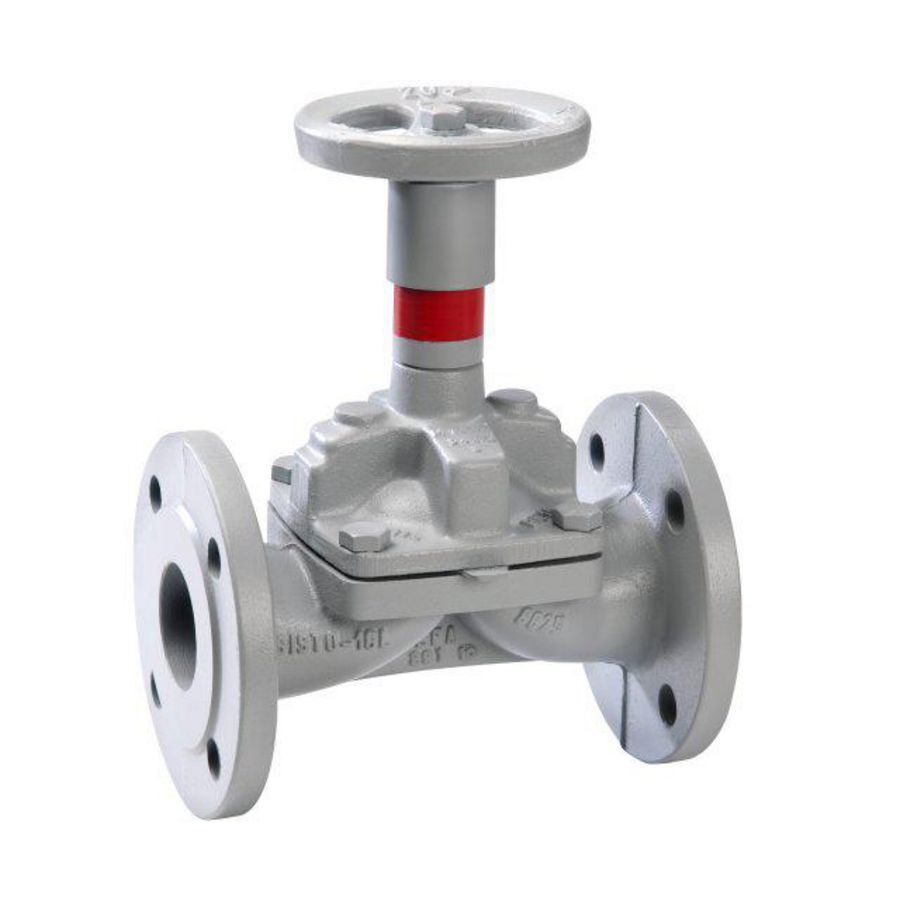 Membraanafsluiter Sisto-16 HWA heetwater 130gr.C. DN50 flens