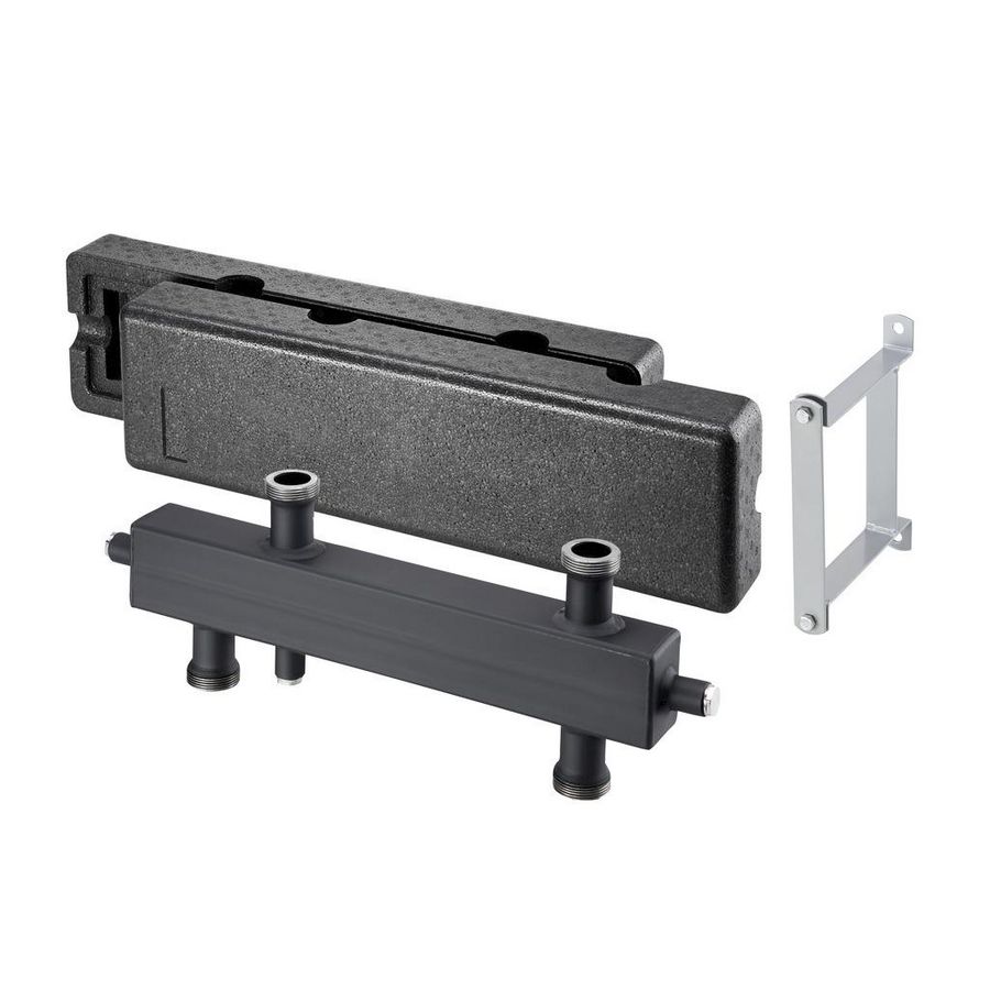 Hydraulische wissel DN25 met isolatie aansl. G 1.1/2"