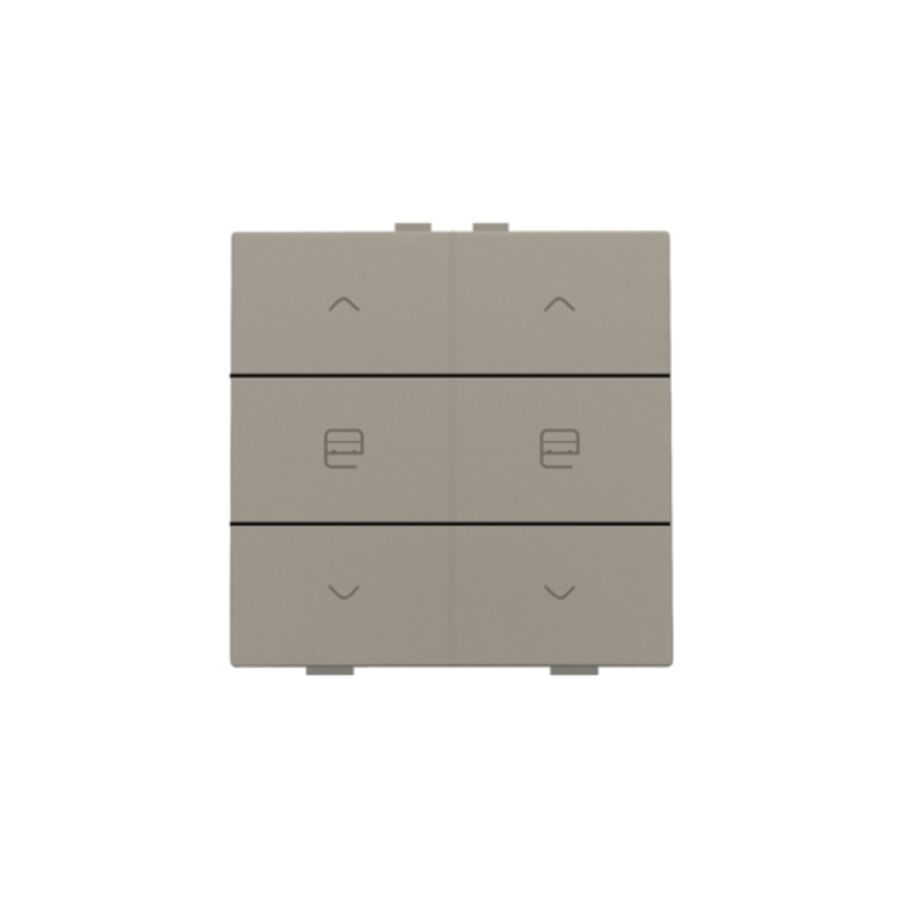 Dubbele motorsturingsbediening Home Control bronze