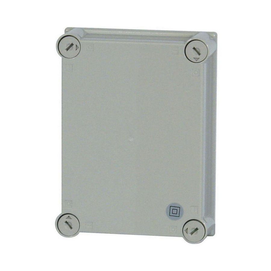 Deksel CI HxBxD=250x187.5x50mm RAL7035