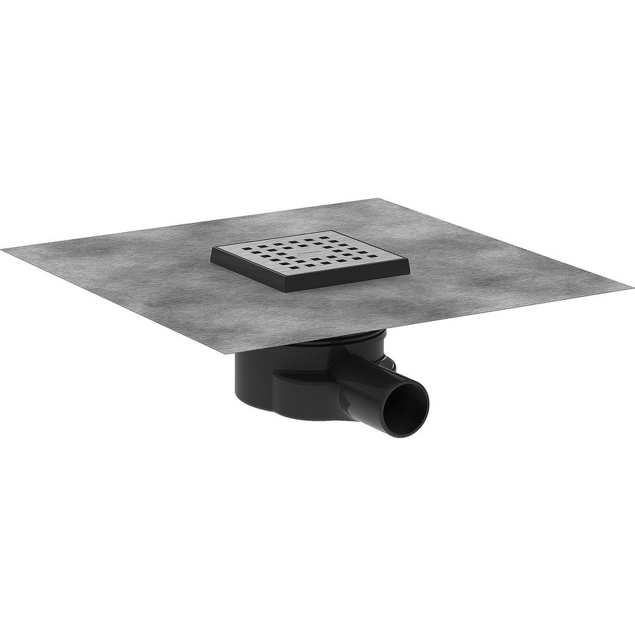Douchegoot RainDrain Point compl.set 100/100 Stainless Steel