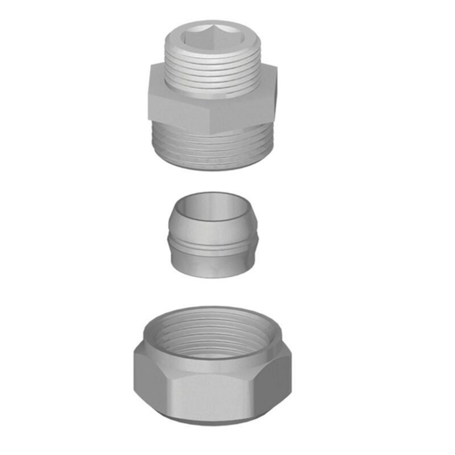 Klemverbinding 1/2"bn VVE=10