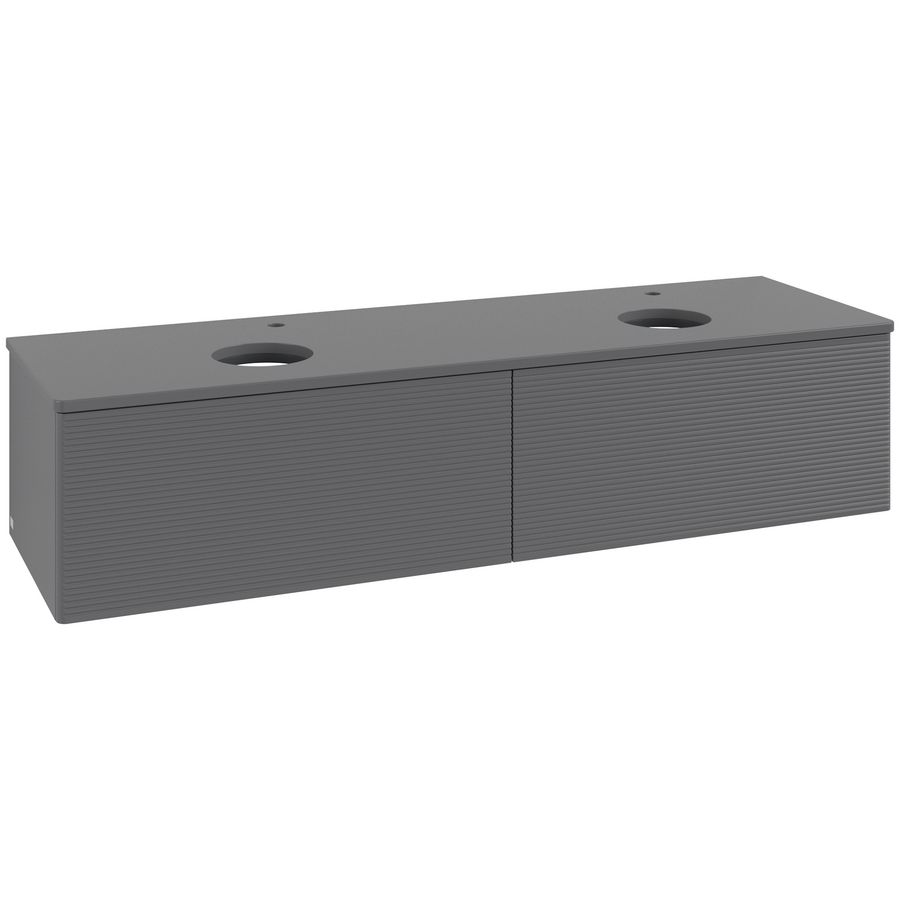 Wastafelonderkast Antao 1600x360x500mm Antr. Matt Lacquer L39150GK