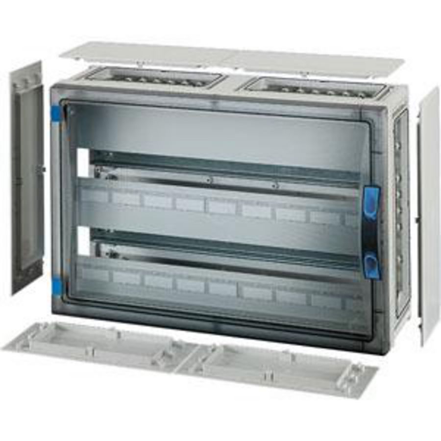 au. beh. 54 modul 2x27 BM4 wand Dicht Transparant deur PE+N