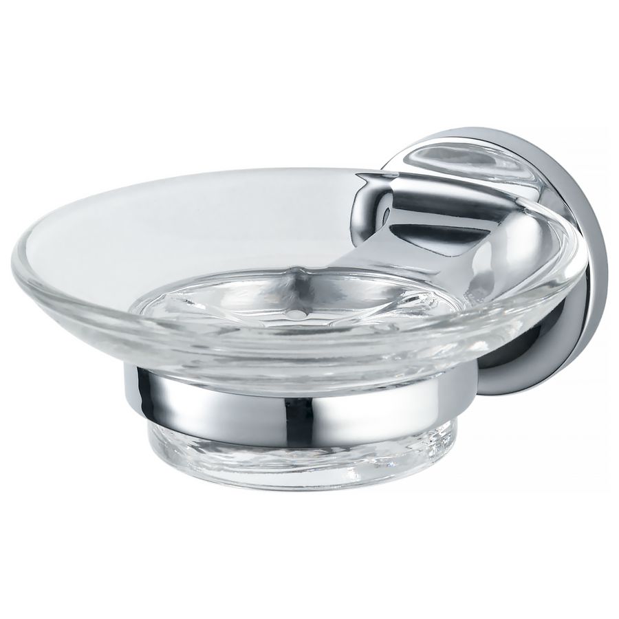 Zeephouder glas chroom ASPEN