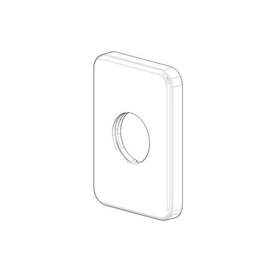 Rozet 55x78x9mm chr 092771006-00