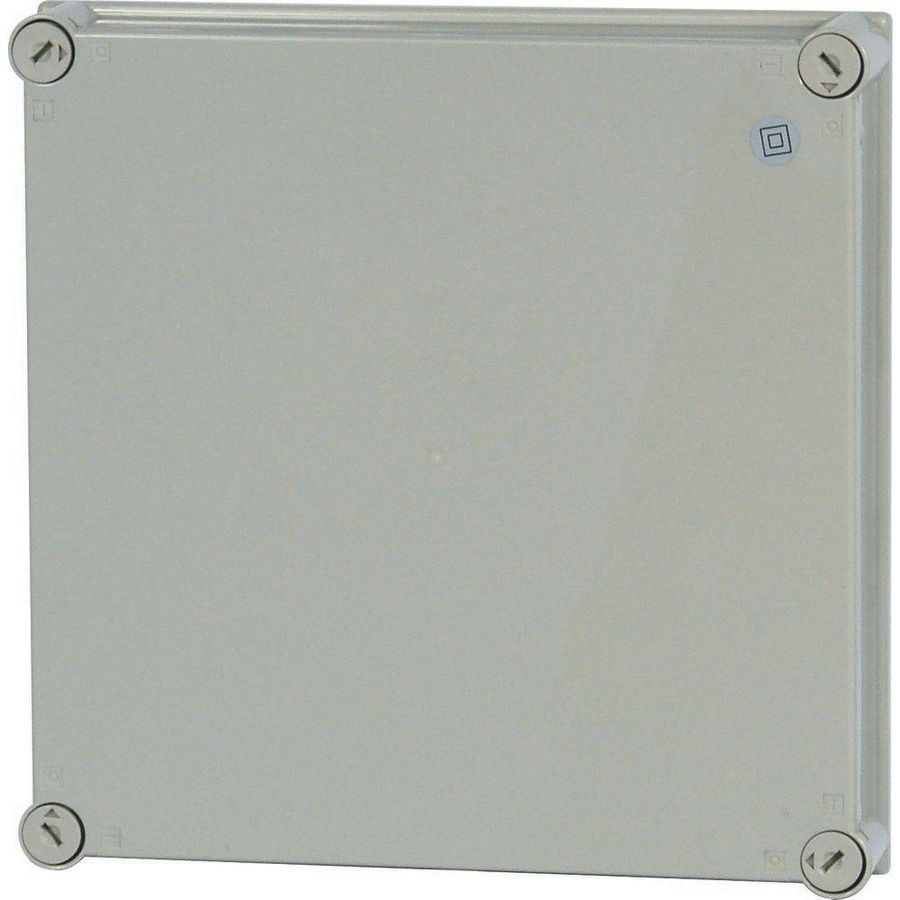 Deksel CI HxBxD=375x375x50mm RAL7035