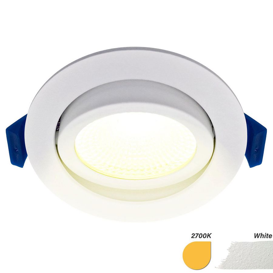 Inbouwspot led 5W DIM 2700K IP54 rond wit