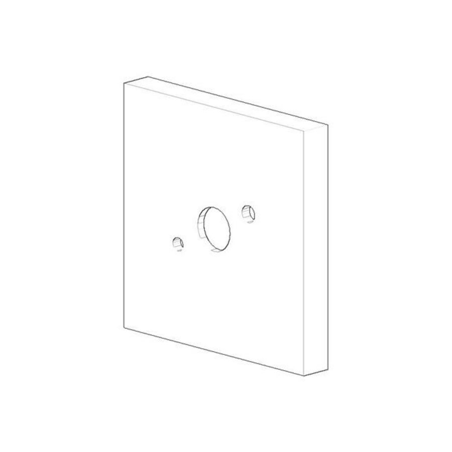 Rozet 60x60x8mm chr 092782005-00