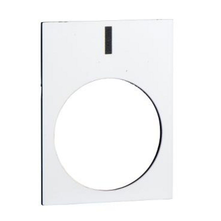 Houder 30x40mm + etiket 8x27mm WitI" XB4/XB5