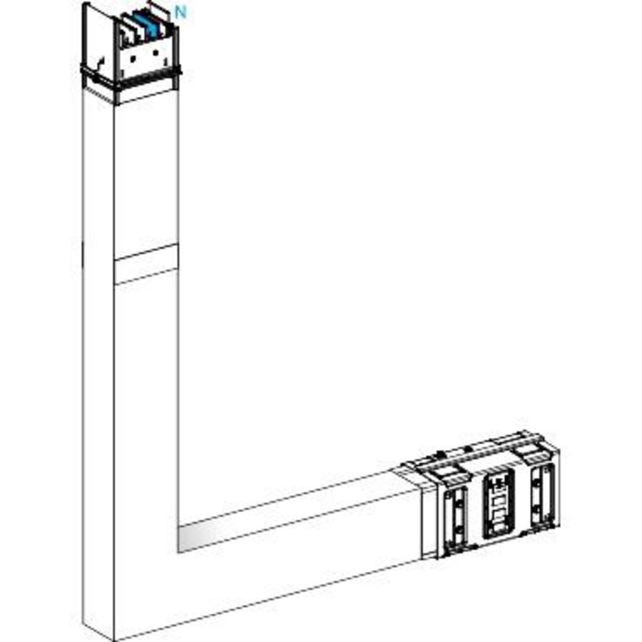 Elleboog Omhoog A,B M to M Brandscherm 1000A Canalis