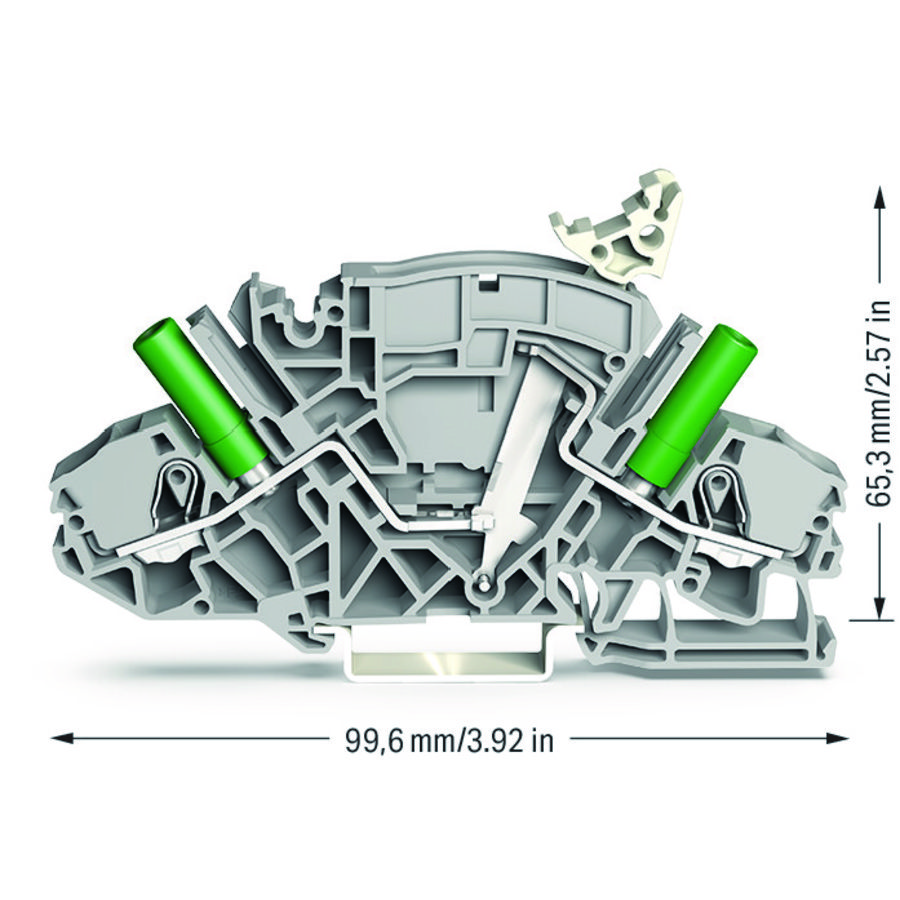 2-draads scheidings-+meetklem trafo.sch. 8811/044-000 VVE=20
