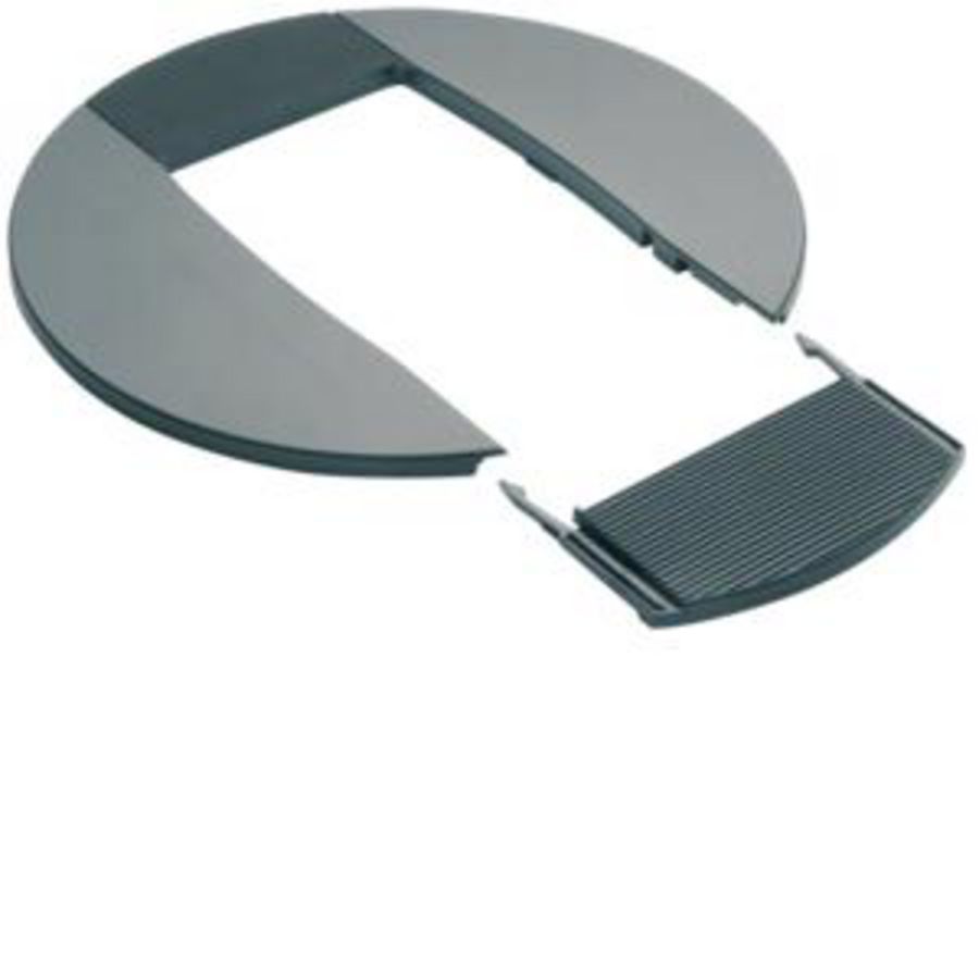 Plafondrozet voor dubbele zuil 80mm DAC alulook