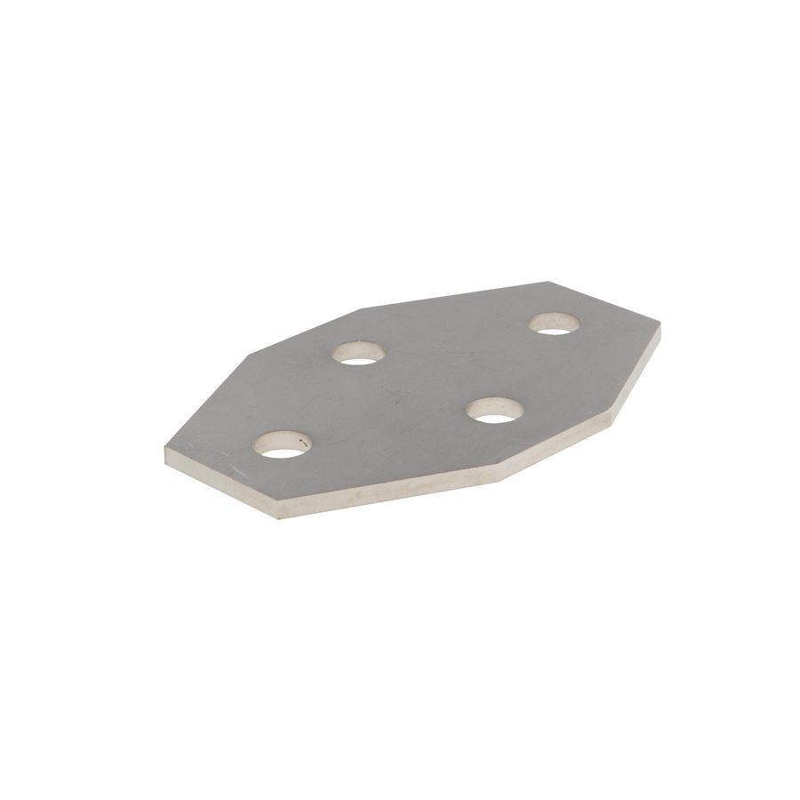 X-plaat vlak GS (4G) KP-1 RVS 316