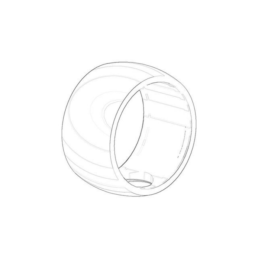 Rozet 58x29,5mm chr 092810117-00