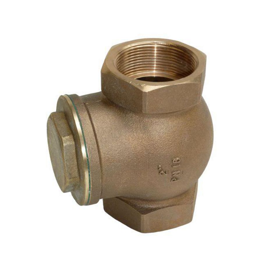 Terugslagklep G 2" rotguss
