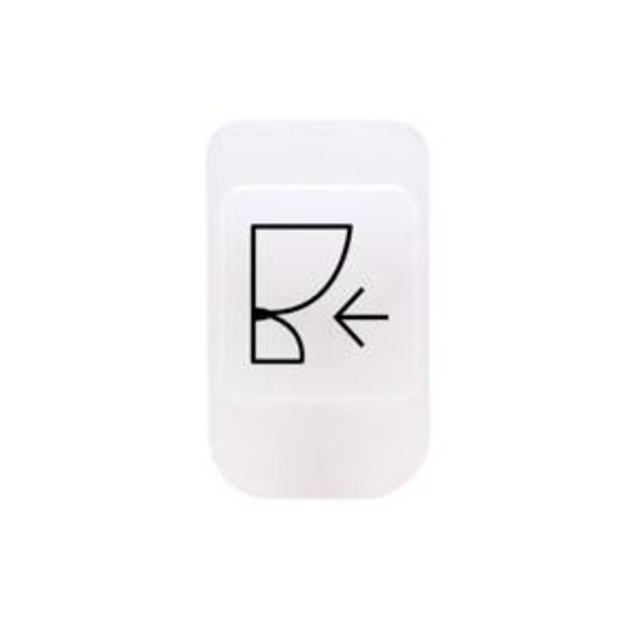 LENS MET VERLICHT SYMBOOL-GORDIJN OPEN VVE=24
