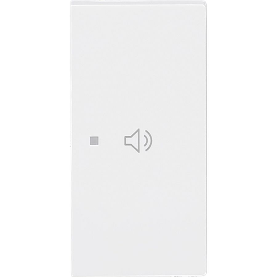 Free@Home wip 2-voudig rechts, audio volume +- art-wit (6237-22-44G)