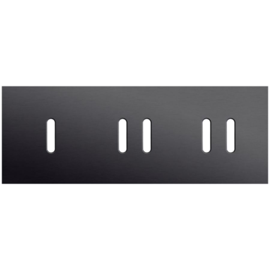 Afdekplaat 3-voud horiz. 71mm centerafst. 224-56703