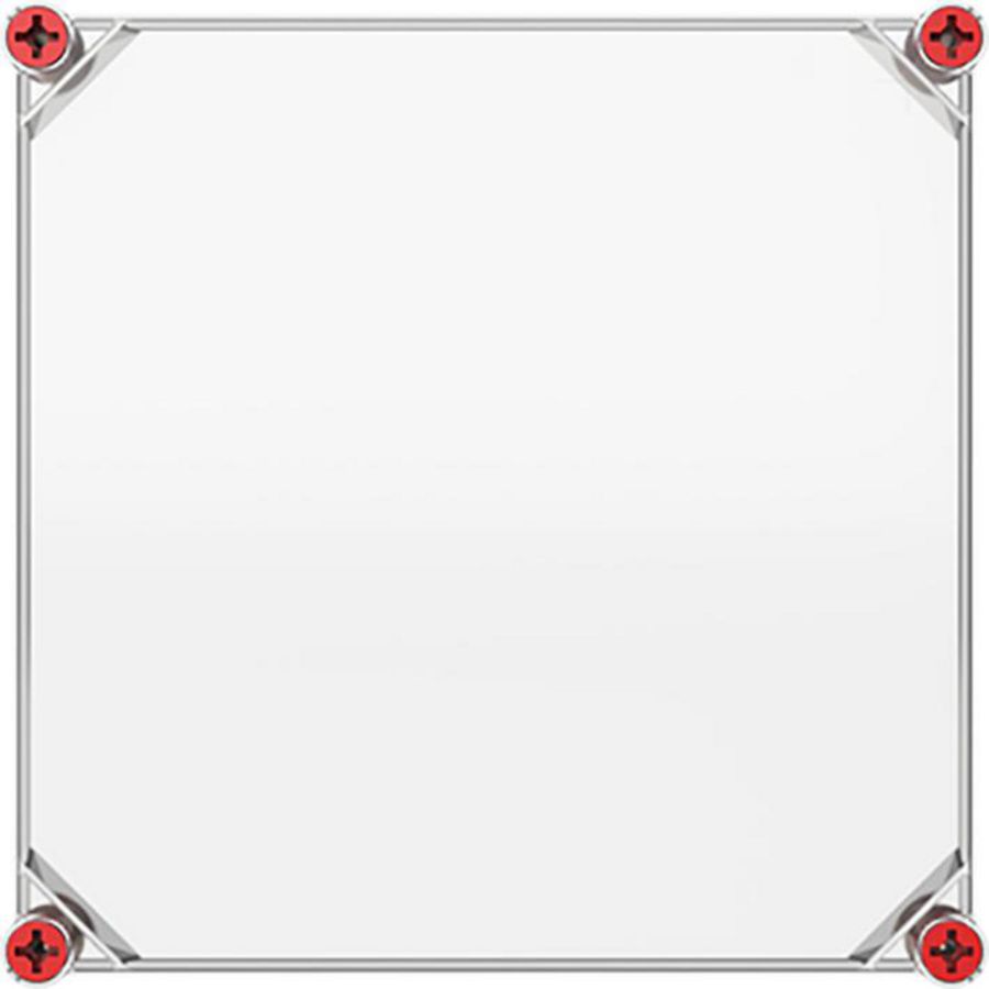 Installatiekast VMS 33 deksel transparant rood VVE=2