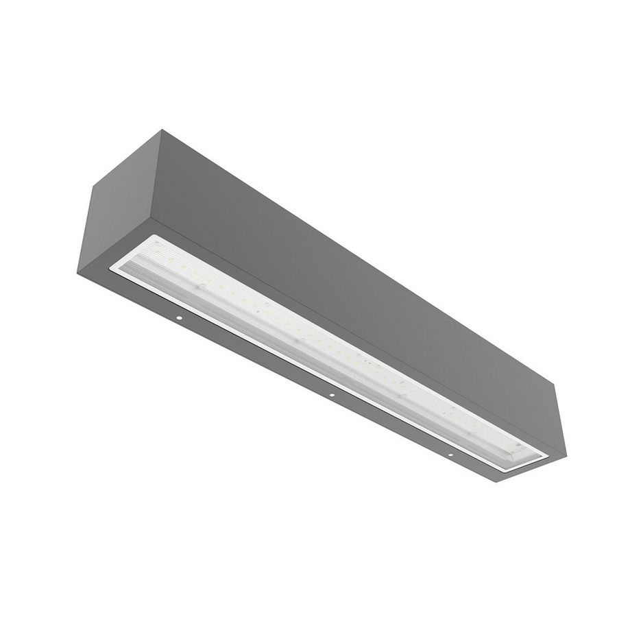 LED-Wandarmatuur 3000K 38W statisch asymm. extra verspeidend