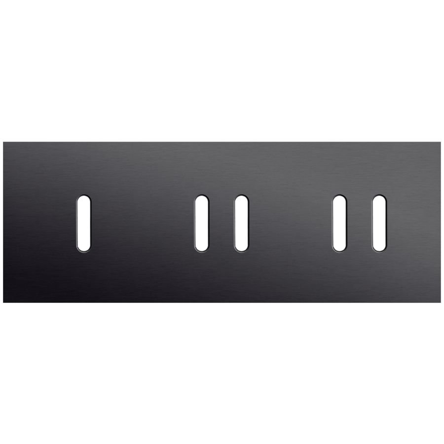 Afdekplaat 3-voud horiz. 71mm centerafst. 224-56703