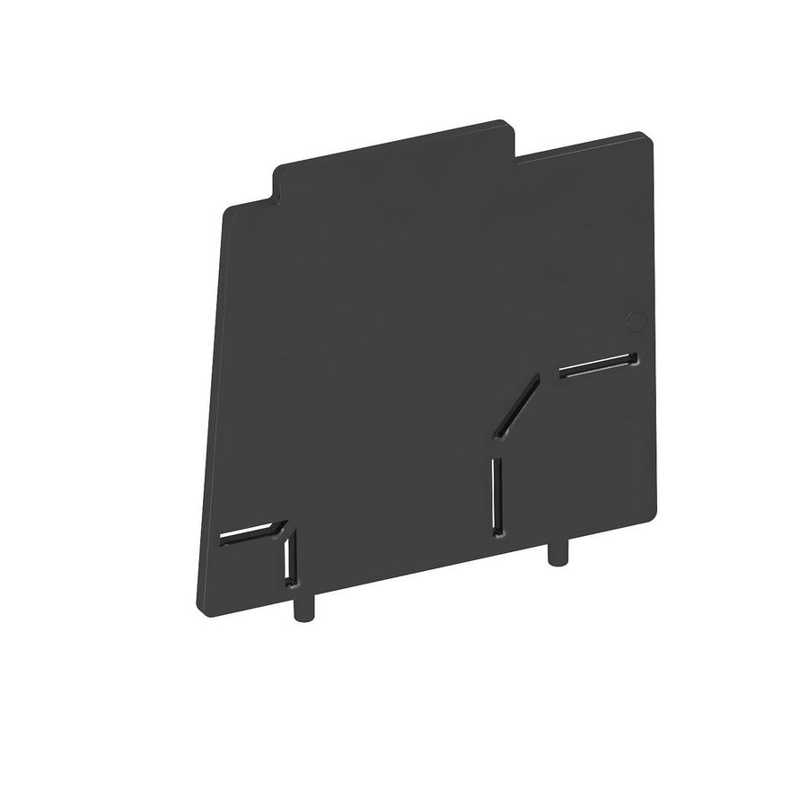 Scheidingsschot voor aansluitmodule 45 polyamid zwart 901