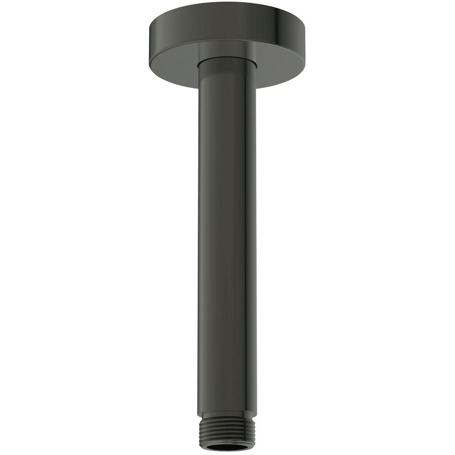 Plafondbevestiging 15cm hoofddouche magnetic grey Idealrain