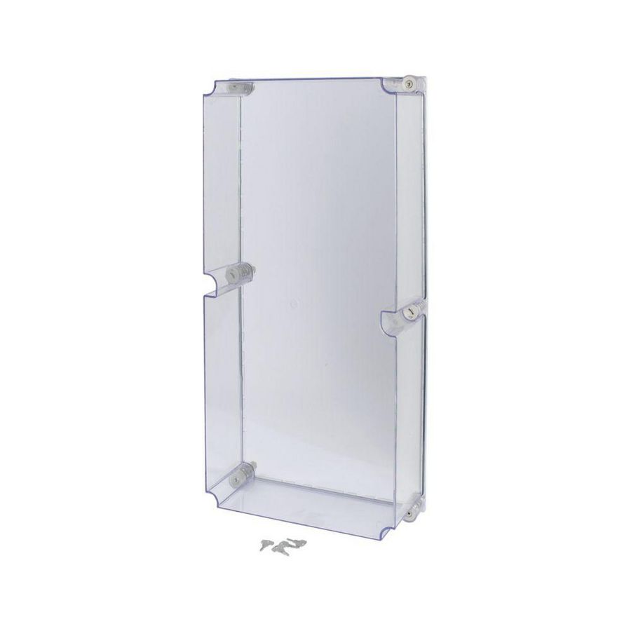 Deksel CI HxBxD=750x375x150mm transparant verzegelbaar