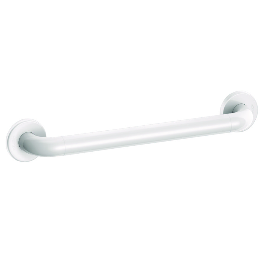 Wandbeugel Ø32mm 500mm staal nylon wit