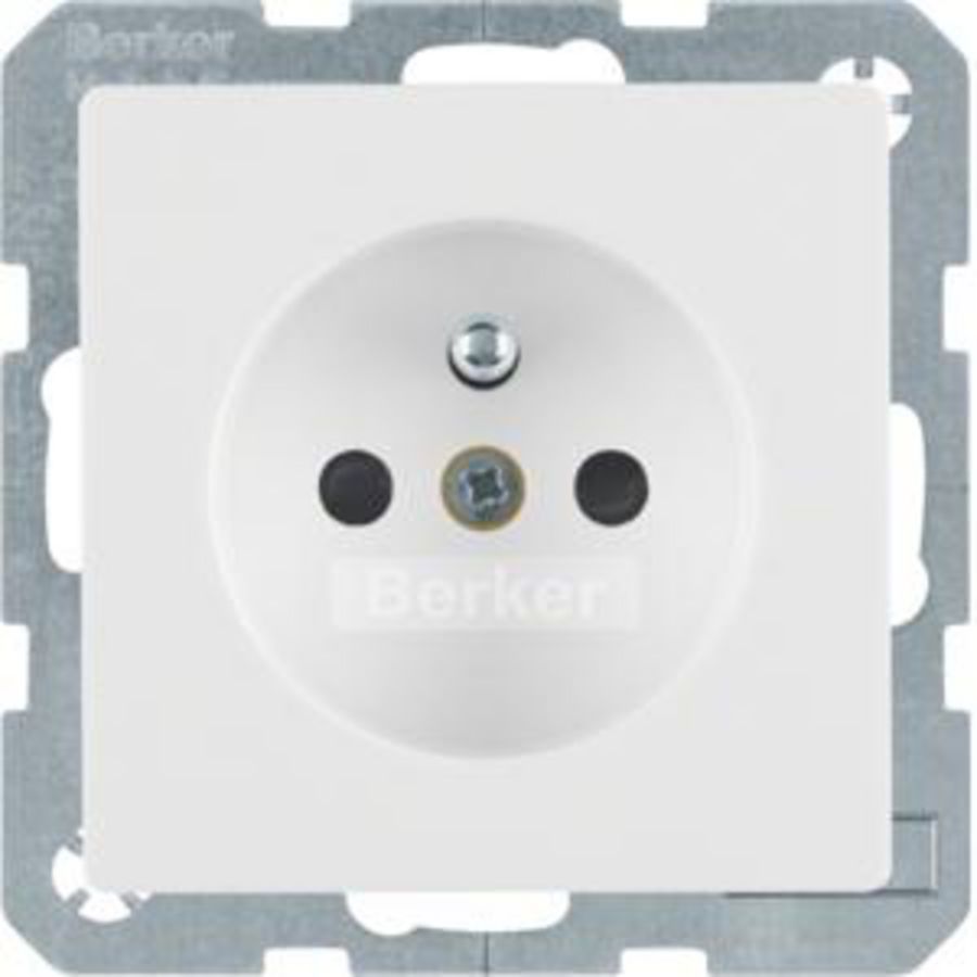 Wandcontactdoos penaarde schroef berker Q.1/Q.3/Q.7