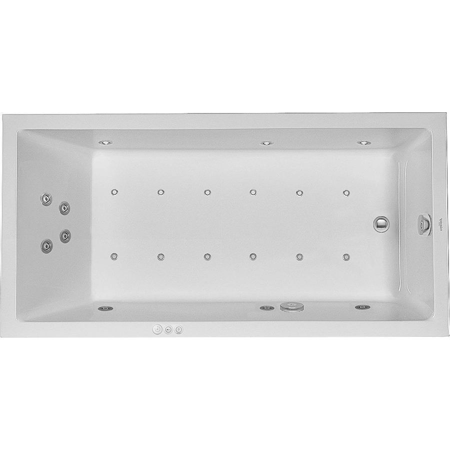 Whirlbad Starck 1800x900mm wit inbouw 1 rugsteun Combi P