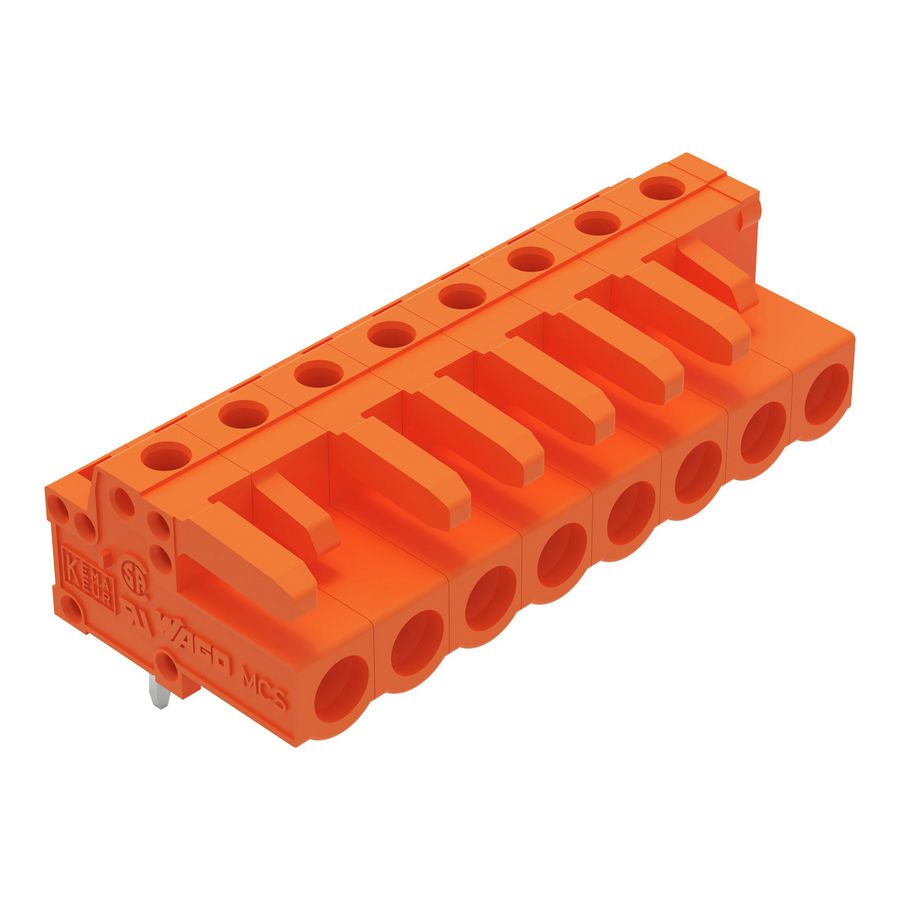 THT FE steker HA raster 5,08mm oranje 232-268 VVE=50